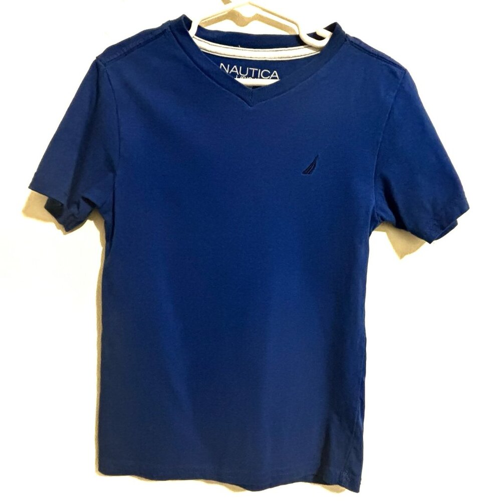 4for20!! Nautica v-neck short sleeve tee shirt size 6